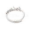 Non-Tarnish 304 Stainless Steel Word Adjustable Ring RJEW-L107-026P-3