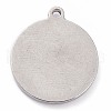 304 Stainless Steel Pendants STAS-O140-02P-L-2