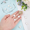 Beebeecraft 10Pcs Natural Baroque Pearl Keshi Pearl Pendants FIND-BBC0003-07-3