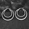 201 Stainless Steel Earrings EJEW-Q026-06P-B-1