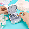 Square PU Leather & PP & Silicone Jewelry Set Box AJEW-TAC0014-13B-6