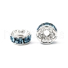 Brass Grade A Rhinestone Spacer Beads RB-A014-Z8mm-03S-3