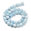 Natural Aquamarine Beads Strands G-R446-10mm-05-01-4