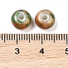 Opaque Spray Painted Glass Beads X1-GLAA-G118-01T-3