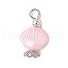 3Pcs ABS Plastic Imitation Pearl Pendants PALLOY-JF04003-3