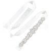 Fingerinspire Crystal Rhinestone Wedding Dress Belt DIY-FG0002-48-1