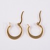 304 Stainless Steel Hoop Earrings X-EJEW-P040-20-A-3