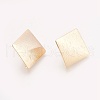 Brass Ear Stud Findings X-KK-S345-018-1