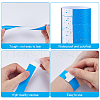 CREATCABIN 200pcs Synthetic Paper Disposable Wristbands BJEW-CN0001-11-3