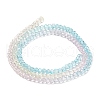 Transparent Painted Glass Beads Strands DGLA-A034-T1mm-A21-5
