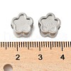 304 Stainless Steel European Beads STAS-D307-04B-P-3