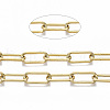 PVD Vacuum Plating 304 Stainless Steel Paperclip Chains CHS-N001-02G-4