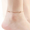 Stainless Steel Charm Anklets for Women WG18C2B-31-1