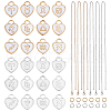DIY 12 Constellations Pendant Necklaces Making Kits DIY-PH0001-02-1