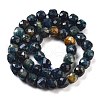 Natural Tiger Eye Dyed Beads Strands G-H028-A01-03-3