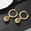 Brass Cubic Zirconia Hoop Earrings EJEW-Q015-01G-D-4