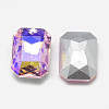Pointed Back Glass Rhinestone Cabochons RGLA-T019-10x14mm-01-2