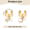 304 Stainless Steel Cuff Rings RJEW-UN00024-3