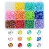 2400Pcs 12 Colors Eco-Friendly Transparent Acrylic Beads TACR-YW0001-97-1