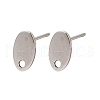 304 Stainless Steel Stud Earring Findings STAS-Q353-02P-1