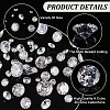 Beebeecraft 9 Styles Cubic Zirconia Cabochons ZIRC-BBC0002-97-5