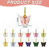 24Pcs 12 Colors Alloy with Acrylic Shoe Charms HJEW-GO00004-2