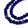 Opaque Solid Color Glass Beads Strands GLAA-N052-05A-A01-3