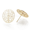 Brass Ear Studs X-KK-S345-273G-2