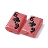 Handmade Lampwork Enamel Beads LAMP-Q045-07-4