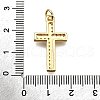 Brass Micro Pave Cubic Zirconia Pendants KK-Z100-42G-03-3