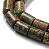 Natural Unakite Beads Strands G-Q1008-A14-3