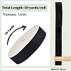 10 Yards Polycotton Ribbons OCOR-WH0080-75A-2