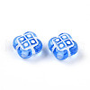 Transparent Acrylic Beads TACR-T028-48-2