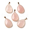 Natural Rose Quartz Pendants G-K354-04KCG-1