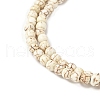 Synthetic Magnesite Beads Strands G-R016-A01-4mm-3