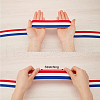 Gorgecraft 4.7 Yards Flat Nylon Striped Elastic Band OCOR-GF0003-84C-3