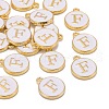 Golden Plated Alloy Charms X-ENAM-S118-01F-4