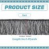 Fingerinspire Polyester Tassel Lace Ribbon OCOR-FG0002-45D-2