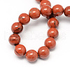 Natural Red Jasper Bead Strands G-R193-11-10mm-2