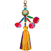 Bohemian Polyester Pendant Decorations HJEW-WH20010-01A-1