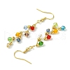304 Stainless Steel Bicone Dangle Earrings EJEW-JE06286-4