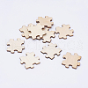Olycraft 200Pcs 2 Style Unfinished Wood Cabochons WOOD-OC0002-54-1