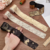  4 Roll 4 Colors 5M Hot Stamping Velvet Frayed Ribbon OCOR-PH0004-18-3