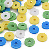 4 Colors Handmade Polymer Clay Beads CLAY-N011-032-19-1