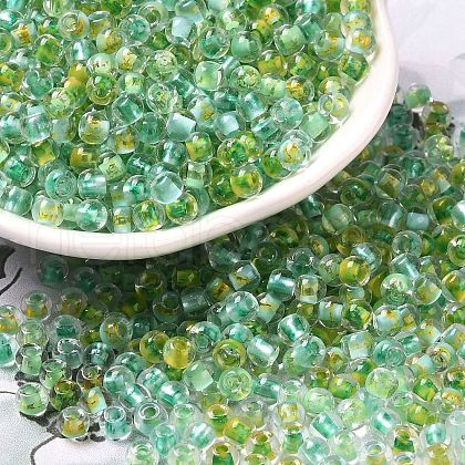 Transparent Glass Round Seed Beads X1-SEED-B001-05A-10-1