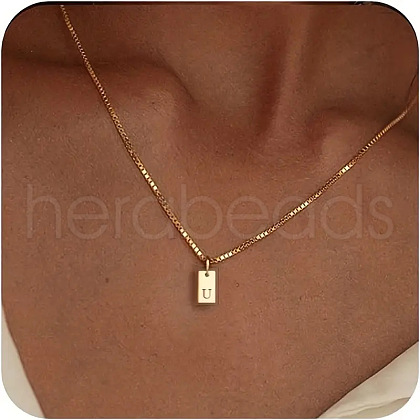 304 Stainless Steel Box Chain Necklaces FS-WG1FEB4-30-1
