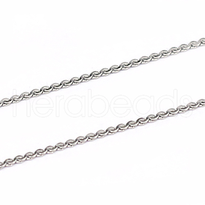 304 Stainless Steel Chains CHS-L001-158-0.3mm-1