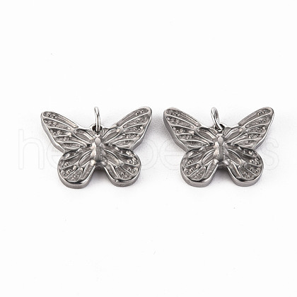 Non-Tarnish 304 Stainless Steel Pendants STAS-S116-117B-P-1