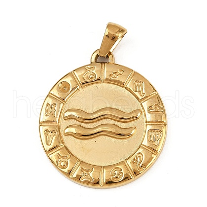 304 Stainless Steel Pendants STAS-C131-04G-01-1
