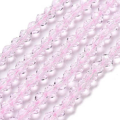 Transparent Glass Beads Strands GLAA-A014-03N-1